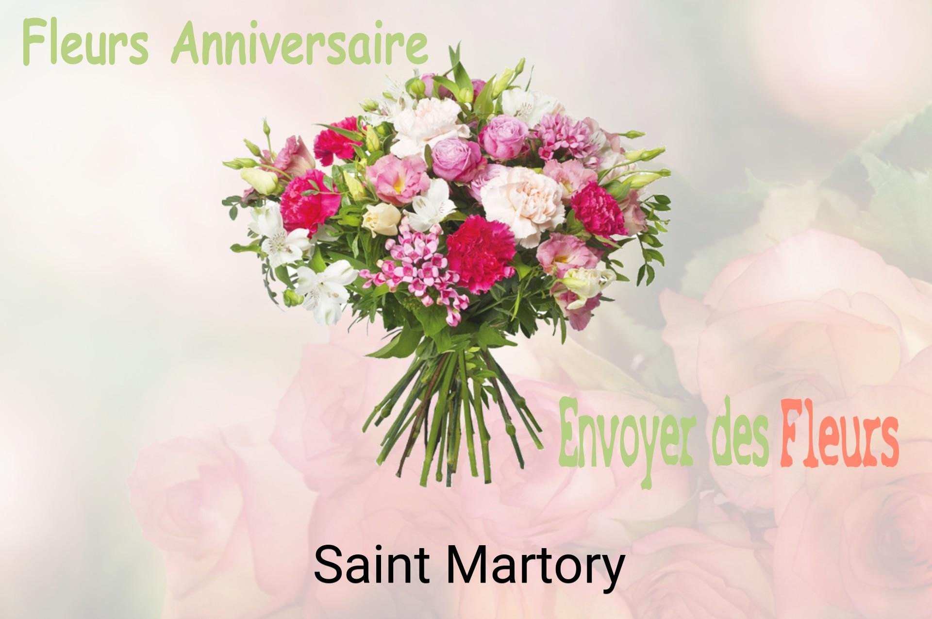 Bouquet de fleurs d’anniversaire livré à Saint-Martory