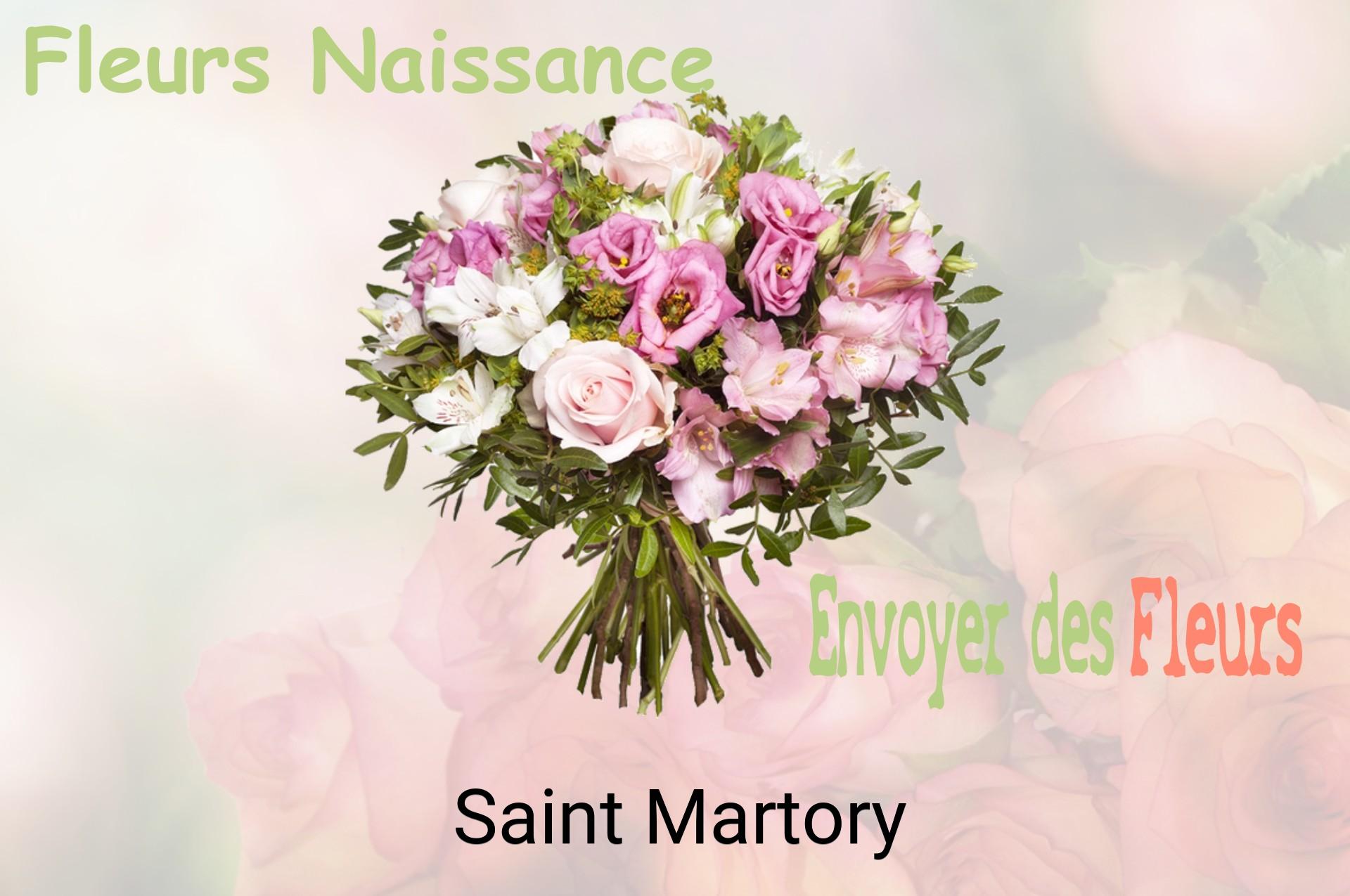 Bouquet de fleurs de naissance livré à Saint-Martory